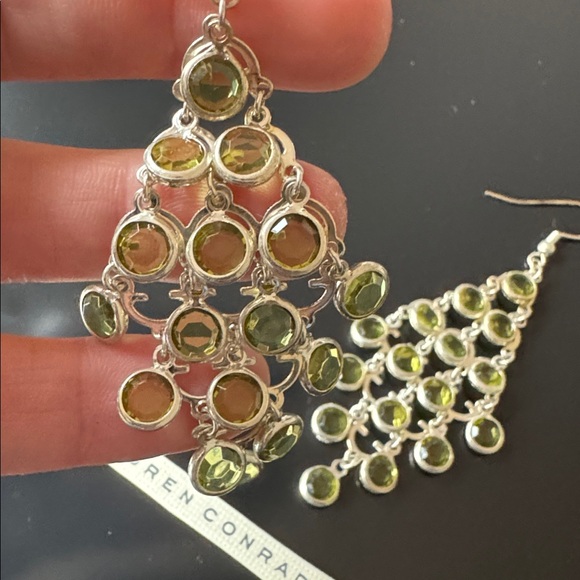 LC Lauren Conrad Gold and Yellow Drop Earrings - Picture 2 of 2